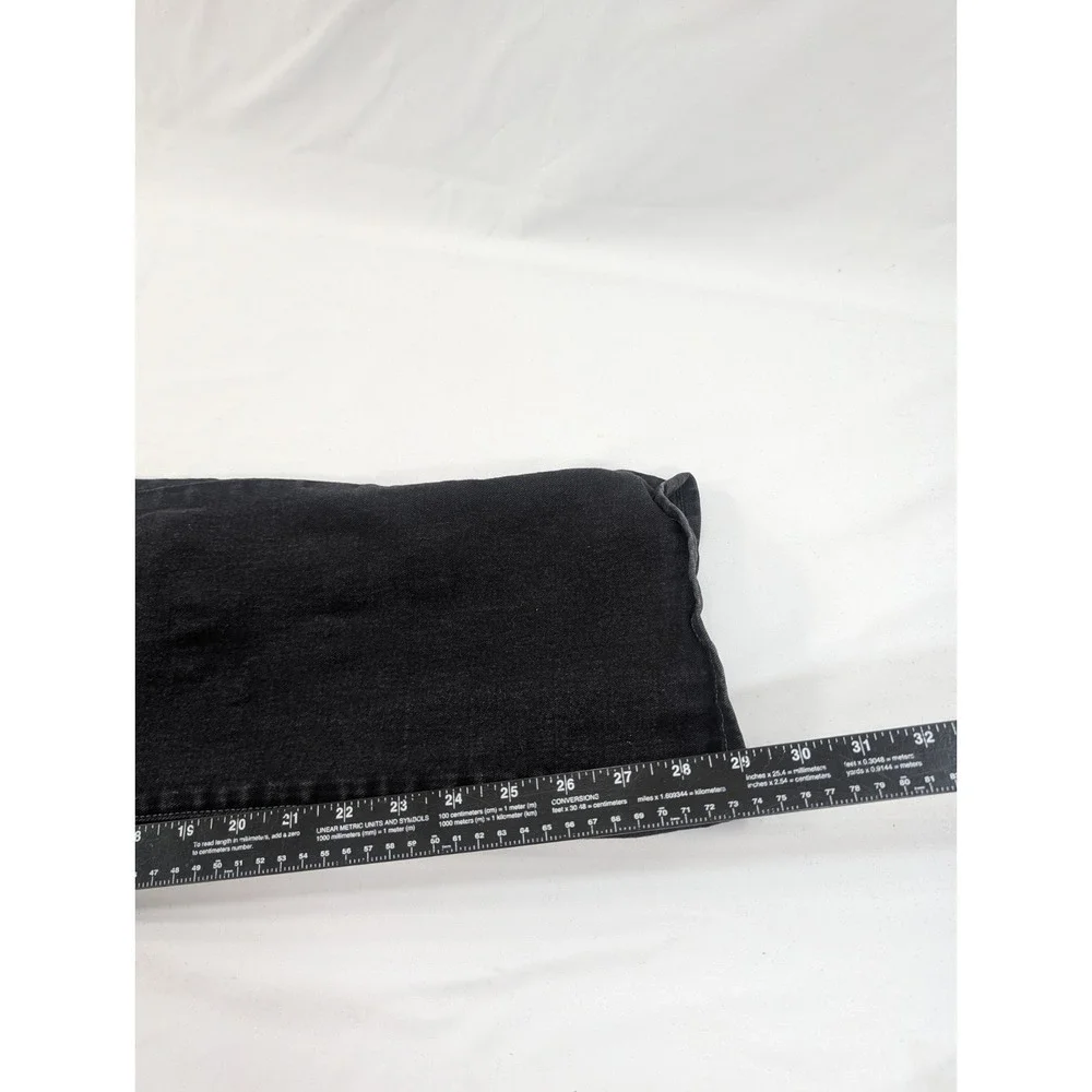 True Religion Ricky Relaxed Straight Jeans Men's Black Size 32x29 Stretch